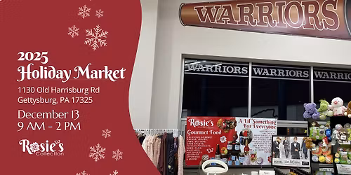 Rosie's Collection at the Gettysburg High School Holiday Market