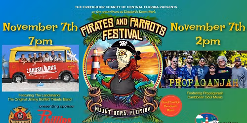 Landsharks Band Concert, Mt. Dora, Florida, Pirates And Parrots Festival