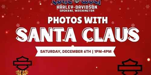 PHOTOS WITH SANTA!