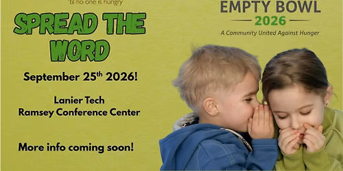 Georgia Mountain Food Bank Empty Bowl 2026