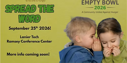 Georgia Mountain Food Bank Empty Bowl 2026