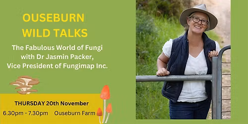 Ouseburn Wild Talk: The Fabulous World of Fungi with Dr Jasmin Packer