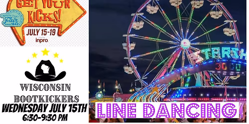 Line Dancing with Lessons at the Waukesha County Fair