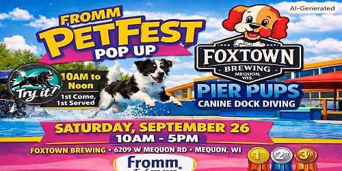 Fromm Pet Fest Pop Up - Pier Pups Canine Dock Diving