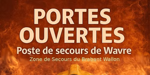 Portes ouvertes Pompiers de Wavre 16 et 17 mai 2026