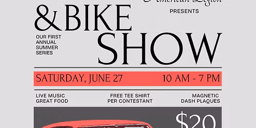 Post 119- Car & Bike Show