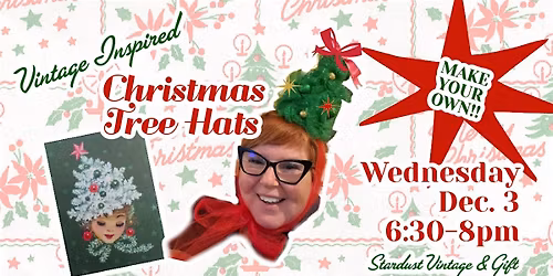 Vintage Christmas Tree Hat DIY