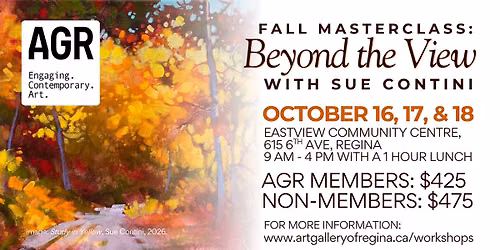 Fall Masterclass: Beyond the View with Sue Contini
