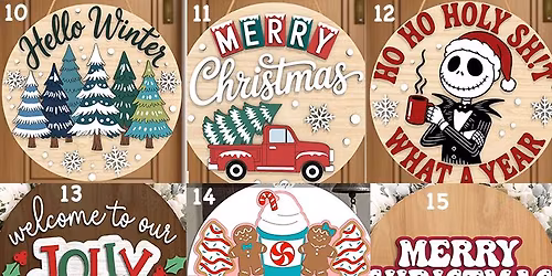 Join Us For A Christmas \/ Winter Sign Painting Get-Together 