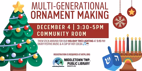 Multigenerational Ornament Making