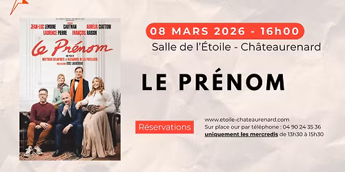 LE PR\u00c9NOM | Salle de l'\u00c9toile, Ch\u00e2teaurenard