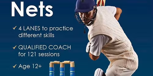 \ud83c\udfcf Senior Indoor Cricket Nets \ud83c\udfcf