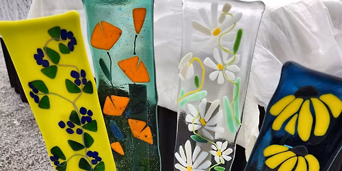 Fused Glass Garden Stakes