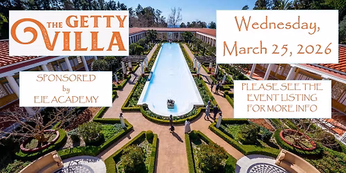 Getty Villa  Guided Tour~Sponsored by EiE Academy