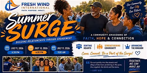 SUMMER SURGE : BUILDING RELATIONSHIPS THROUGH ENGAGEMENT