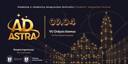 VU SA integracijos festivalis \u201eAD ASTRA\u201c 2026 | VU SR Integration festival "AD ASTRA" 2026