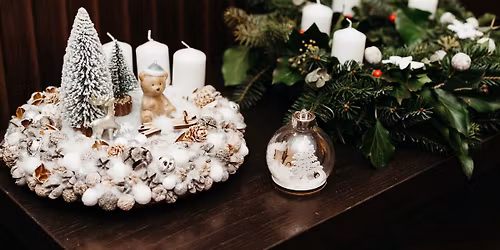 Adventi koszor\u00fa k\u00e9sz\u00edt\u00e9s Tiszak\u00e9csk\u00e9n a N\u00e1das Kertben \ud83c\udf84\u2728
