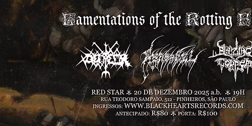 LAMENTATIONS OF THE ROTTING FLESH