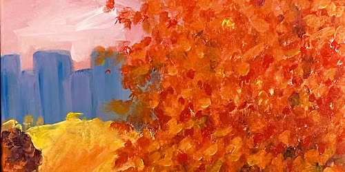 Fishers Canvas and Wine- Autumn On The Canal