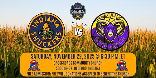 Indiana Shuckers vs. Indiana Legends