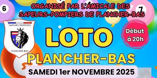 Loto des Sapeurs Pompiers de Plancher Bas