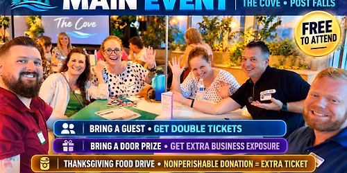 THE COVE MAIN NORTH IDAHO EVENT + FOOD DRIVE