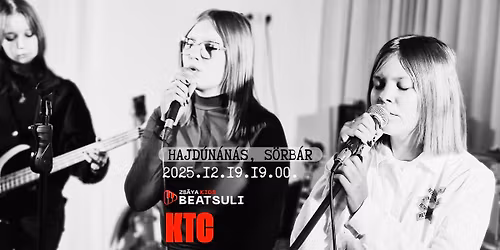KTC koncert a The Beatcats vend\u00e9gek\u00e9nt