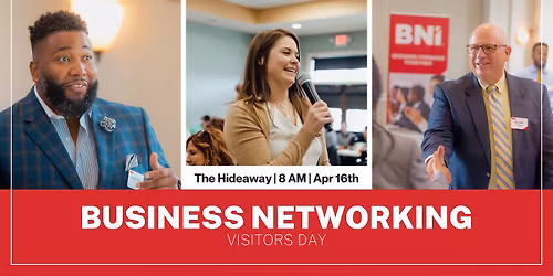 BNI Referral Stream \u2013 Business Networking Visitor's Day