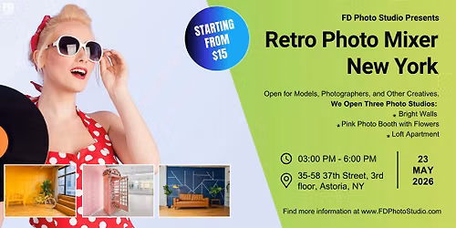 Retro Photo Mixer Event in New York