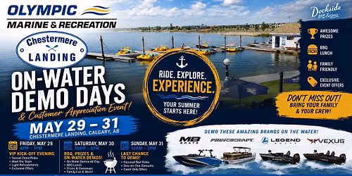 ON-WATER DEMO DAYS