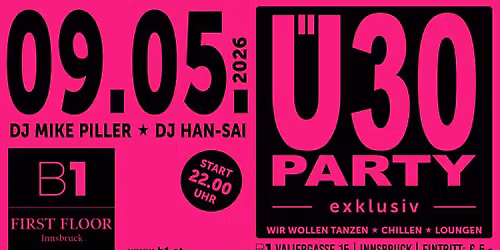 B1 \u00dc30 Party exklusiv - Terrassener\u00f6ffnungs-Party