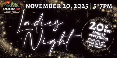 Ladies Night at Colorado Ace Summit County