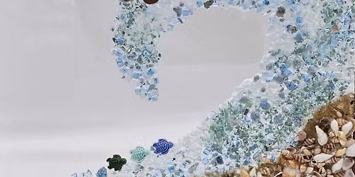 Resin Wave or Resin Wave & Sea Turtle Glass Class