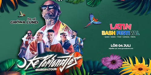 Ke Personajes live p\u00e5 Latin Bash - Gr\u00f6na Lund