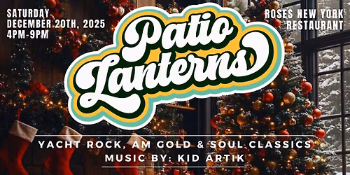 PATIO LANTERNS - YACHT ROCK, AM GOLD & SOUL CLASSICS: CHRISTMAS CABIN PARTY