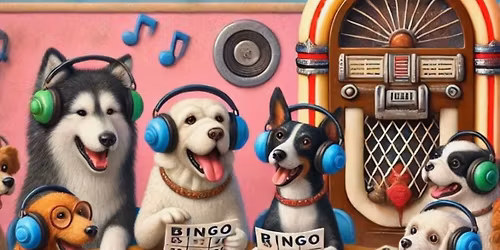 MUSIC \ud83c\udfb6 BINGO SUPPORTING PAWS \ud83d\udc3e OF LOVE \ud83d\udc95 ANIMAL RESCUE!  