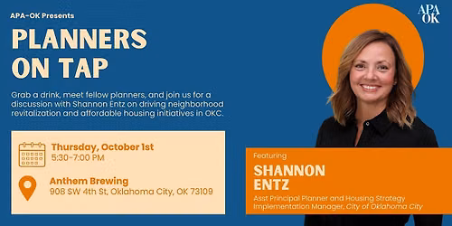 Planners on Tap w\/Shannon Entz