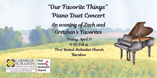 \u201cOur Favorite Things\u201d Piano Duet Concert