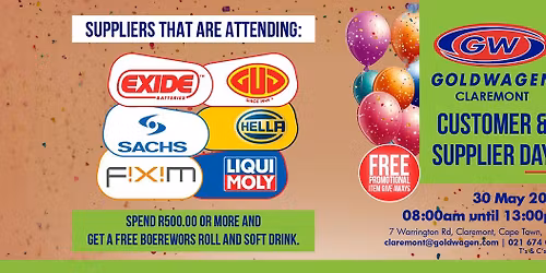 Goldwagen Claremont Customer & Supplier Day