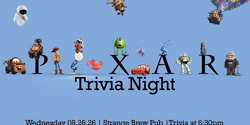 Pixar Movies Trivia Night