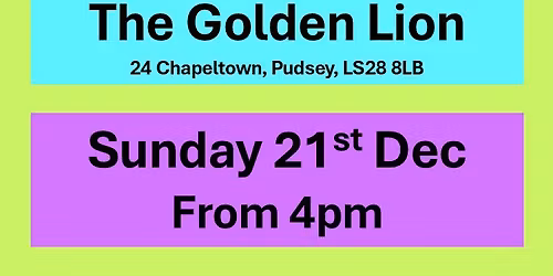 Live @ The Golden Lion - Pudsey