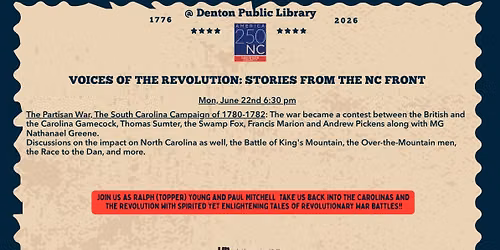 Voices of the Revolution: Stories From the NC Front