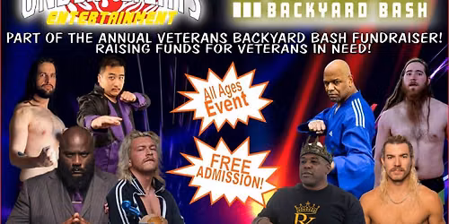 UTL Pro Wrestling - Veterans Backyard Bash - Waupaca County Fairgrounds!FREE ADMISSION!!!Bell at 3pm