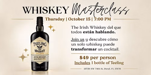 TEELING WHISKEY MASTERCLASS