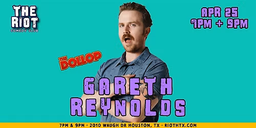 The Riot Comedy Club Presents Gareth Reynolds