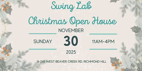 SWING LAB - Christmas Open House