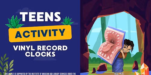 Teens Activity: Vinyl Record Clocks