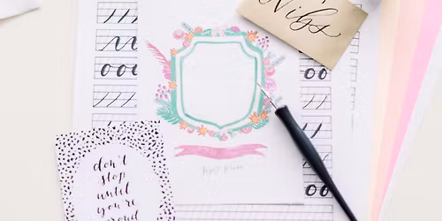 Brunch + Modern Calligraphy for Beginners workshop