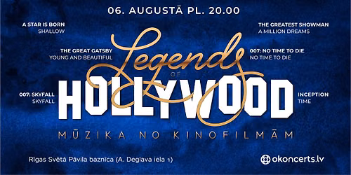 LEGENDS of HOLLYWOOD \u2013 m\u016bzika no kinofilm\u0101m