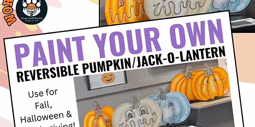 Paint Your Own Pumpkin Workshop Series Hosted by Cantey Smith, Cantey Smith Studio